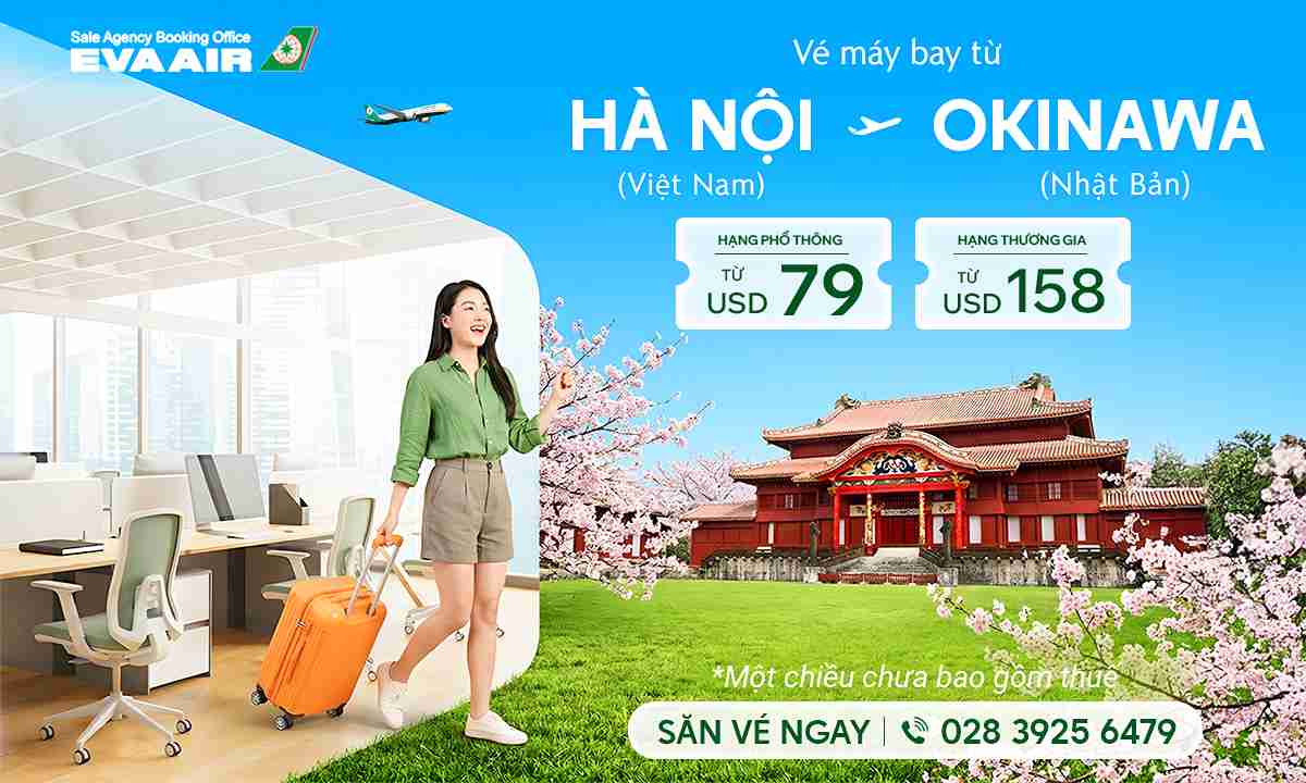 ve-may-bay-eva-air-di-okinawa-tu-ha-noi