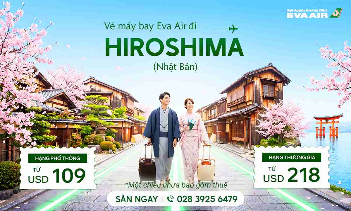 ve-may-bay-eva-air-di-hiroshima-gia-re