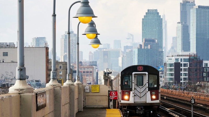 Tàu điện ngầm tại New York