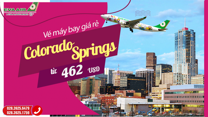 vé máy bay giá rẻ đi Colorado Springs