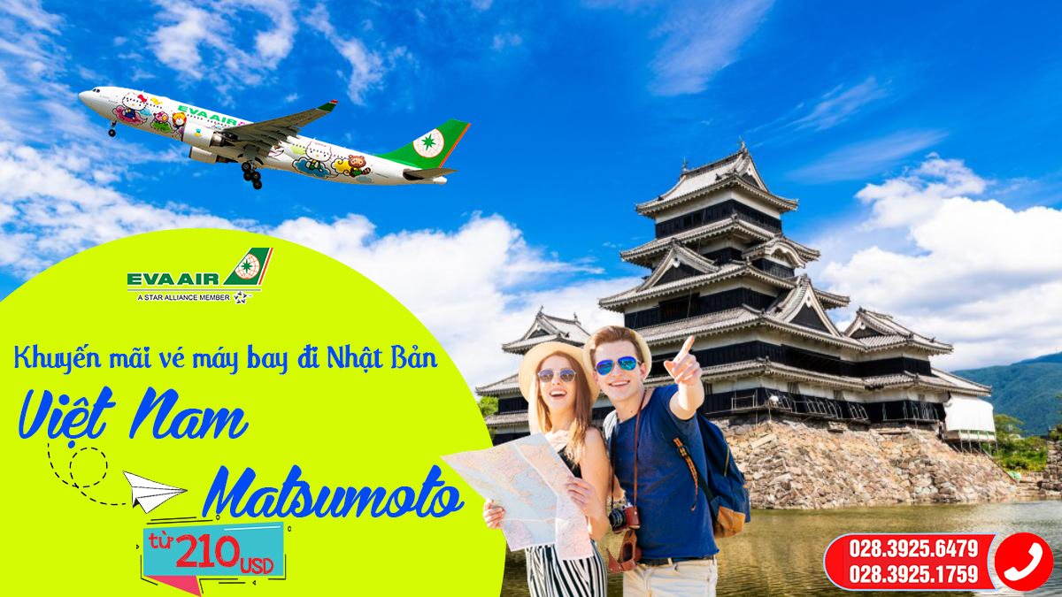 Vé máy bay đi Matsumoto giá ưu đãi rẻ nhất