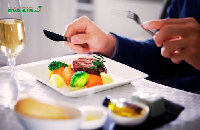 Thực đơn EVA Air đi Macau