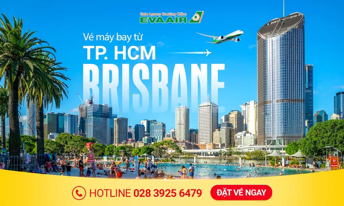​Vé máy bay từ TPHCM đi Brisbane  ​